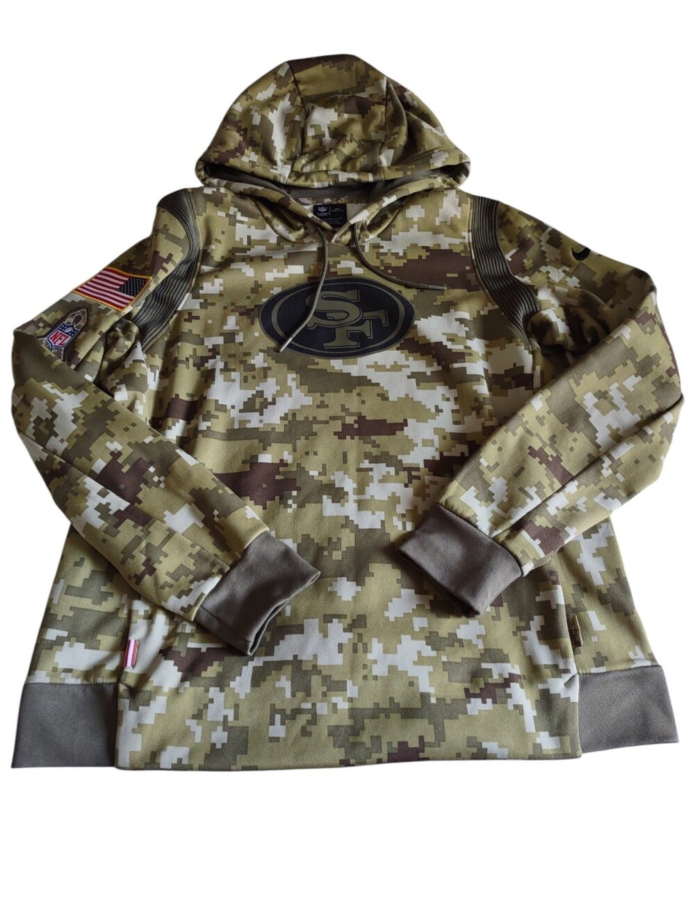 NFL Large Nike On Field Camo Salute To Service Hoodie